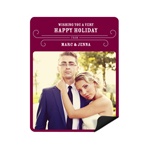 Classy Wishes -- Christmas Photo Magnets