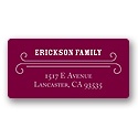 Classic Borders -- Personalized Holiday Return Address Labels