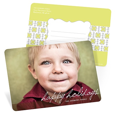 Simple Scripts -- Holiday Photo Postcards