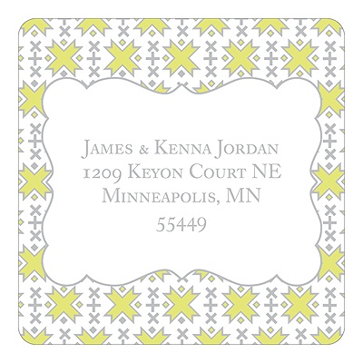 Imaginative Pattern -- Holiday Address Labels