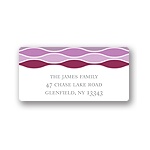 Trendy Twining in Purple -- Personalized Address Labels