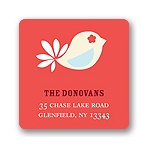 Classic Dove -- Christmas Gift Tag Stickers
