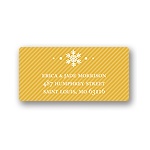 Single Snowflake -- Winter Address Labels