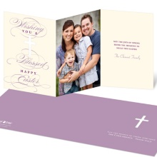 Divine Cross -- Religious Easter Cards