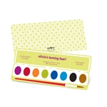 Colorful Paint Tray -- Kids Birthday Party Invitations