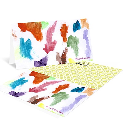Creative Artwork -- Kids Birthday Thank You Cards