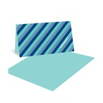 Vibrant Stripes -- Kids Birthday Thank You Notes