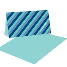 Vibrant Stripes -- Kids Birthday Thank You Notes
