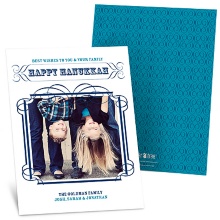 Swirling and Shining -- Hanukkah Greeting Cards