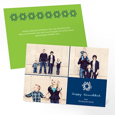 Star Collage -- Personalized Hanukkah Cards