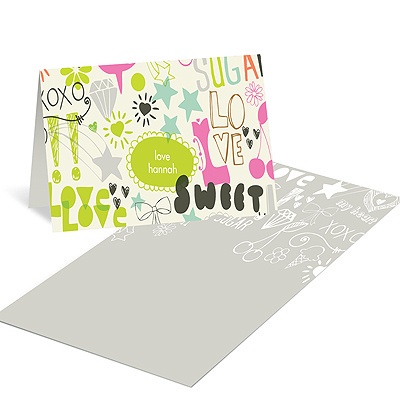 THE GOLDEN TICKET -- BOY PHOTO BIRTH ANNOUNCEMENT, 2in. x 4in. Folded Holiday Card