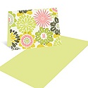 Retro Monogram Wallpaper -- Retro thank you Cards