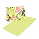 Retro Monogram Wallpaper -- Retro thank you Cards