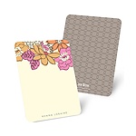 Bordered Blossoms -- Vintage Stationery