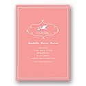 Special Delivery -- Girl Stork Baby Shower Invitations