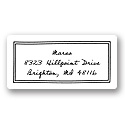 Personalized Script -- Baby Address Labels