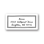 Personalized Script -- Baby Address Labels