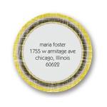 Textured Drops -- Contemporary Address Labels