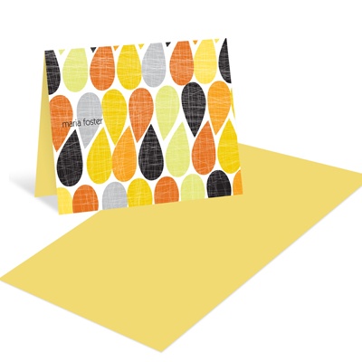 Contemporary Petals -- Unique Thank You Cards