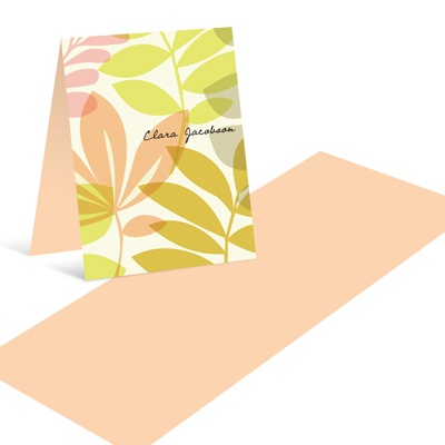 THE GOLDEN TICKET -- BOY PHOTO BIRTH ANNOUNCEMENT, 2in. x 4in. Folded Holiday Card