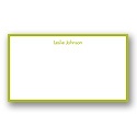 Horizontal Bold Border -- Personalized Note Cards