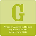 All Eyes on Monogram -- Graduation Return Address Labels