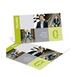Modern Blocks -- Graduation Photo Thank You Cards