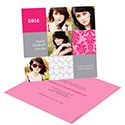 Damask Blocks -- Photo Graduation Party Invitations