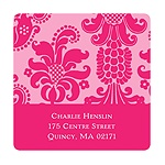 Dignified Damask -- Graduation Address Labels