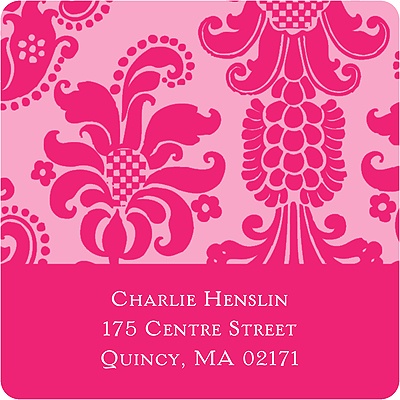 Dignified Damask -- Graduation Address Labels