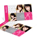 Damask Blocks -- Photo Graduation Thank You Cards