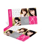Damask Blocks -- Photo Graduation Thank You Cards