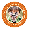 Go Round the Photo -- Halloween Return Address Labels