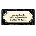 Wood Grain Greeting -- Customized Address Labels