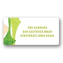 Watercolor Pattern -- Family Return Address Labels