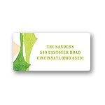 Watercolor Pattern -- Family Return Address Labels