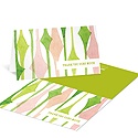 Watercolor Pattern -- Thank You Christmas Cards