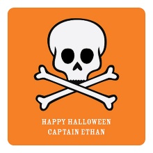 Skull Delivery -- Personalized Stickers