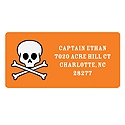 Skull Delivery -- Halloween Address Labels