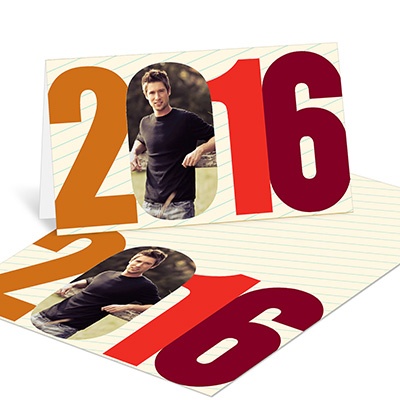 Taking Notes -- Graduation Photo Thank You Cards