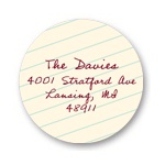 Taking Notes -- Round Address Labels