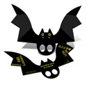 Batty Birthday -- Halloween Birthday Party Invitations