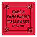 Simple Halloween Greeting -- Personalized Stickers