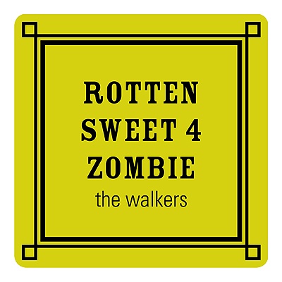Simple Zombie Message -- Personalized Stickers