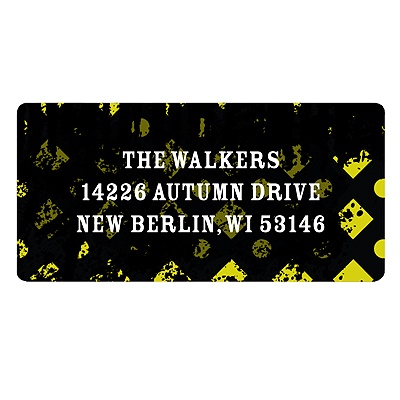 Halloween Vibrancy -- Vintage Address Labels