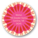 Swirling Medallion -- Colorful Address Labels