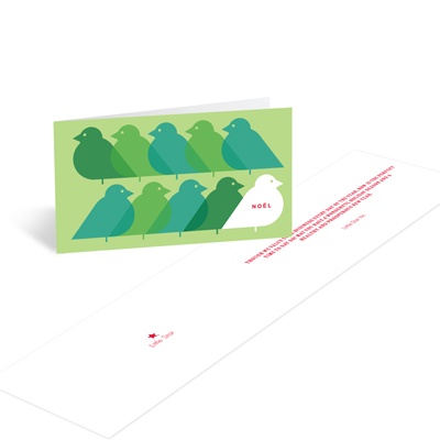 Folded in Flight -- Business Holiday Cards