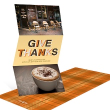 Fall Plaid -- Corporate Thanksgiving Cards