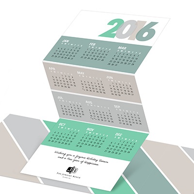Trifold Calendar -- Corporate Holiday Greeting Cards