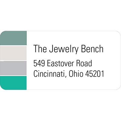 Paint Swatch -- Business Address Labels